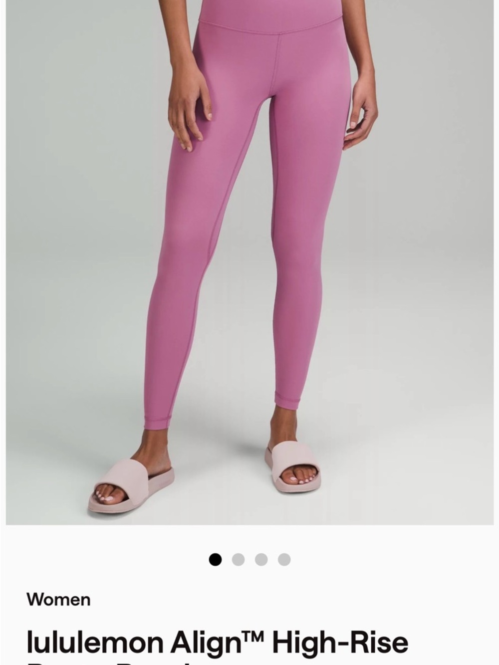 lululemon athletica Pink High-Rise Align Leggings